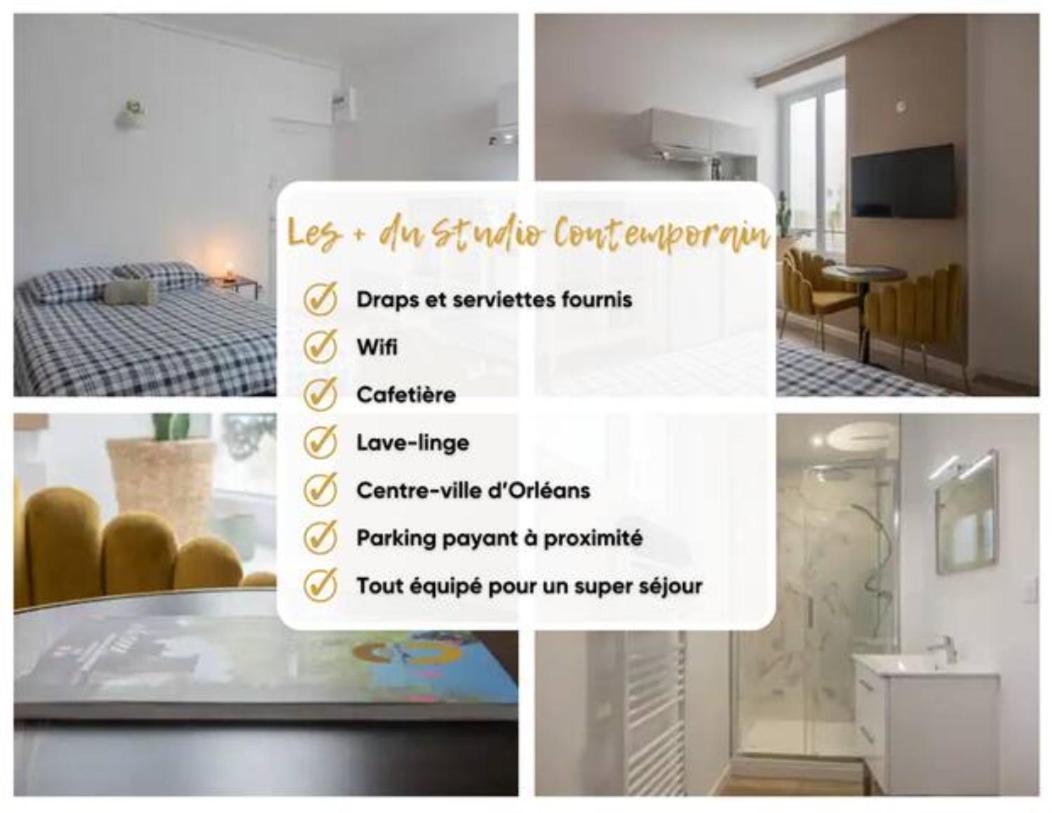 Studio Contemporain A Deux Pas De La Cathedrale Apartment Orleans Exterior photo